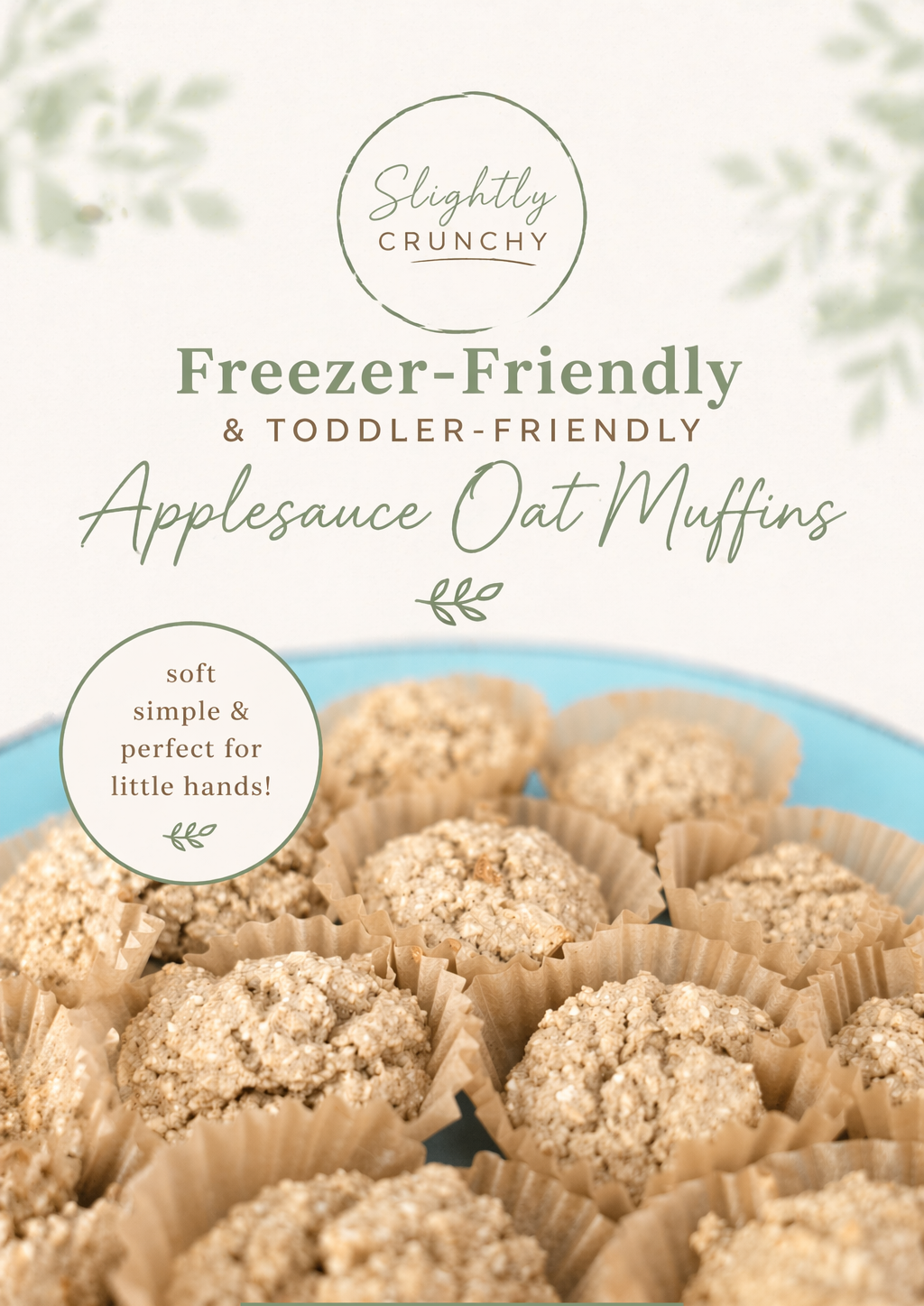 Easy and cute mini muffins with simple ingredients. Gluten free, and nut free.