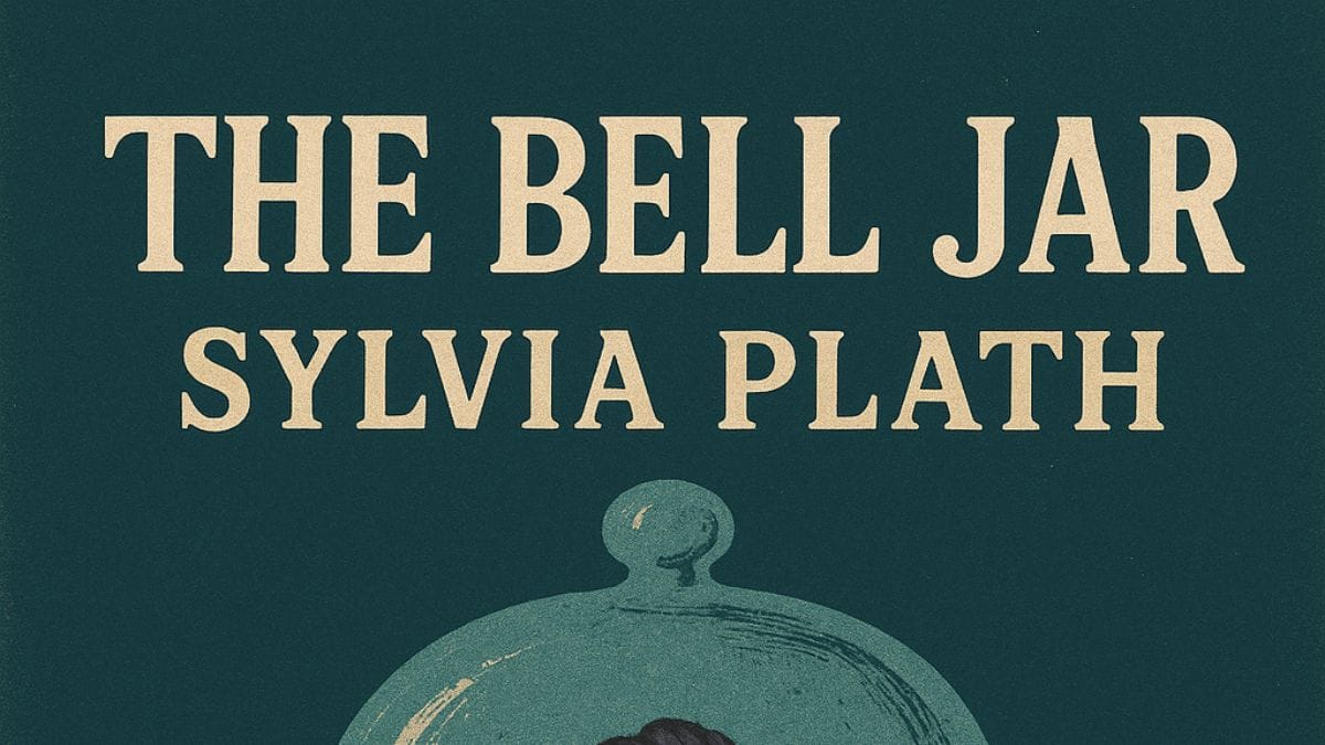 The Bell Jar by Sylvia Plath conceptual book cover