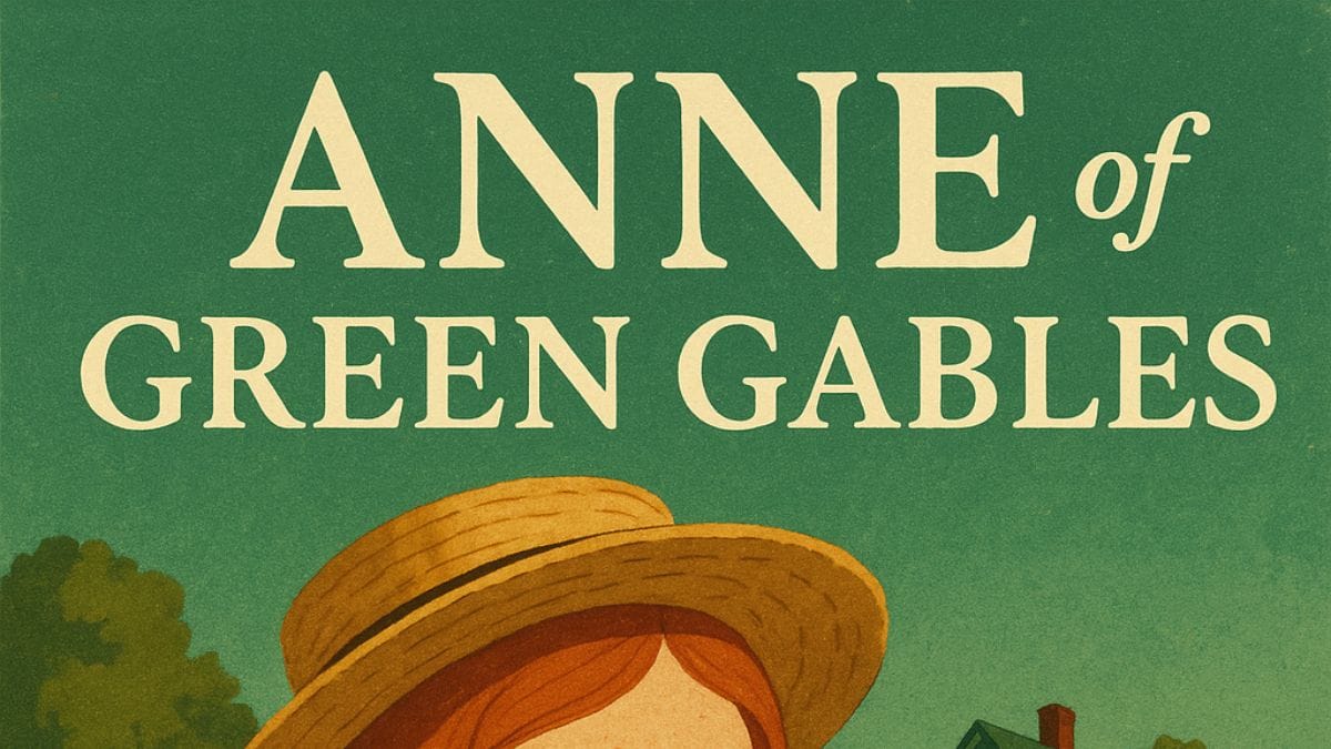 Anne of Green Gables by L.M. Montgomery conceptual book cover