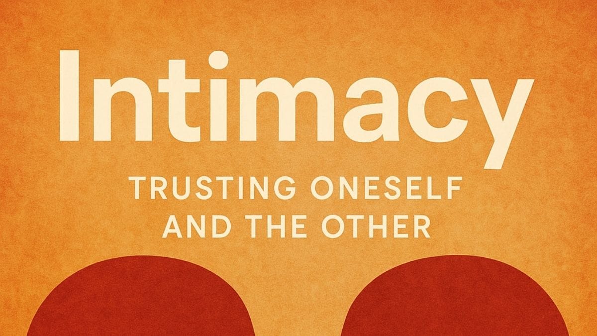 Intimacy: Trusting Oneself and the Other by Osho conceptual book cover