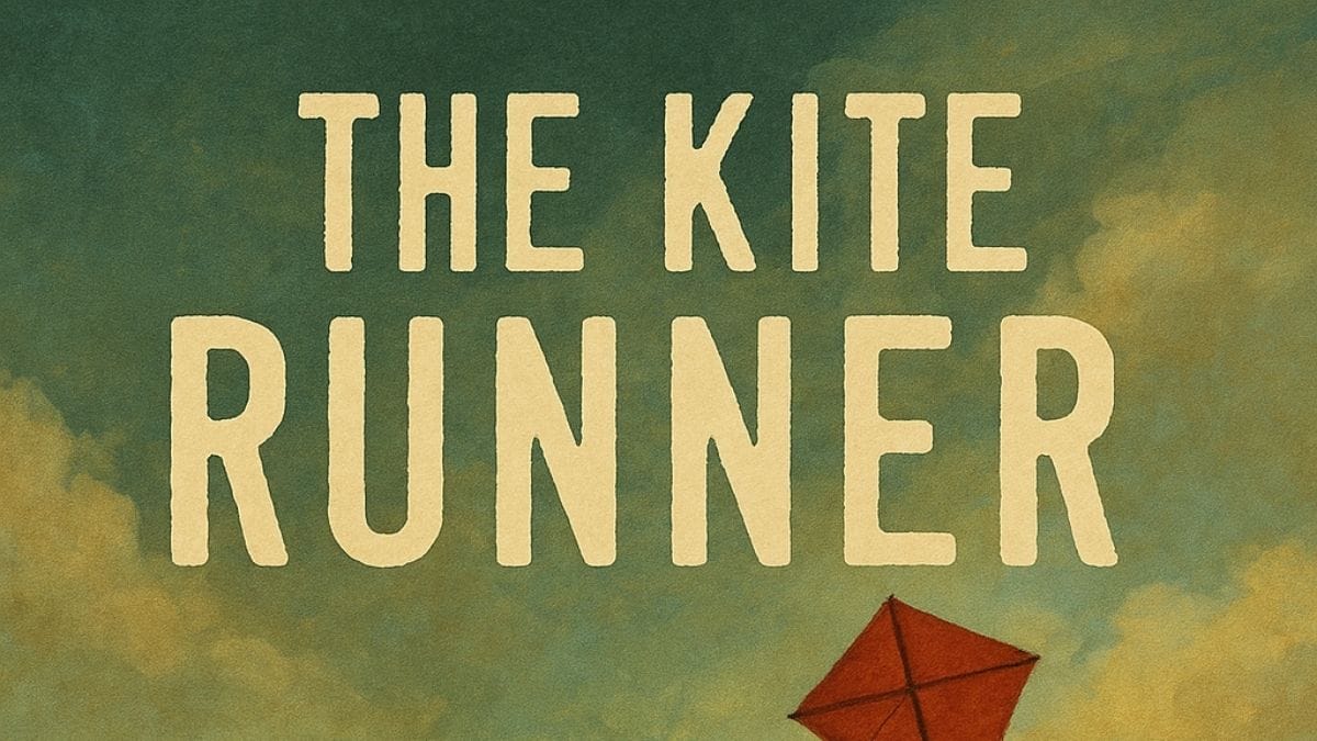 The Kite Runner by Khaled Hosseini conceptual book cover