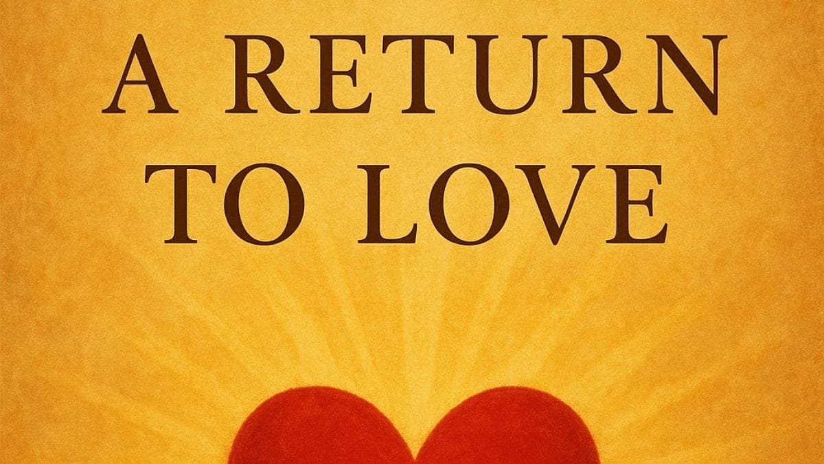 A Return to Love by Marianne Williamson conceptual book cover