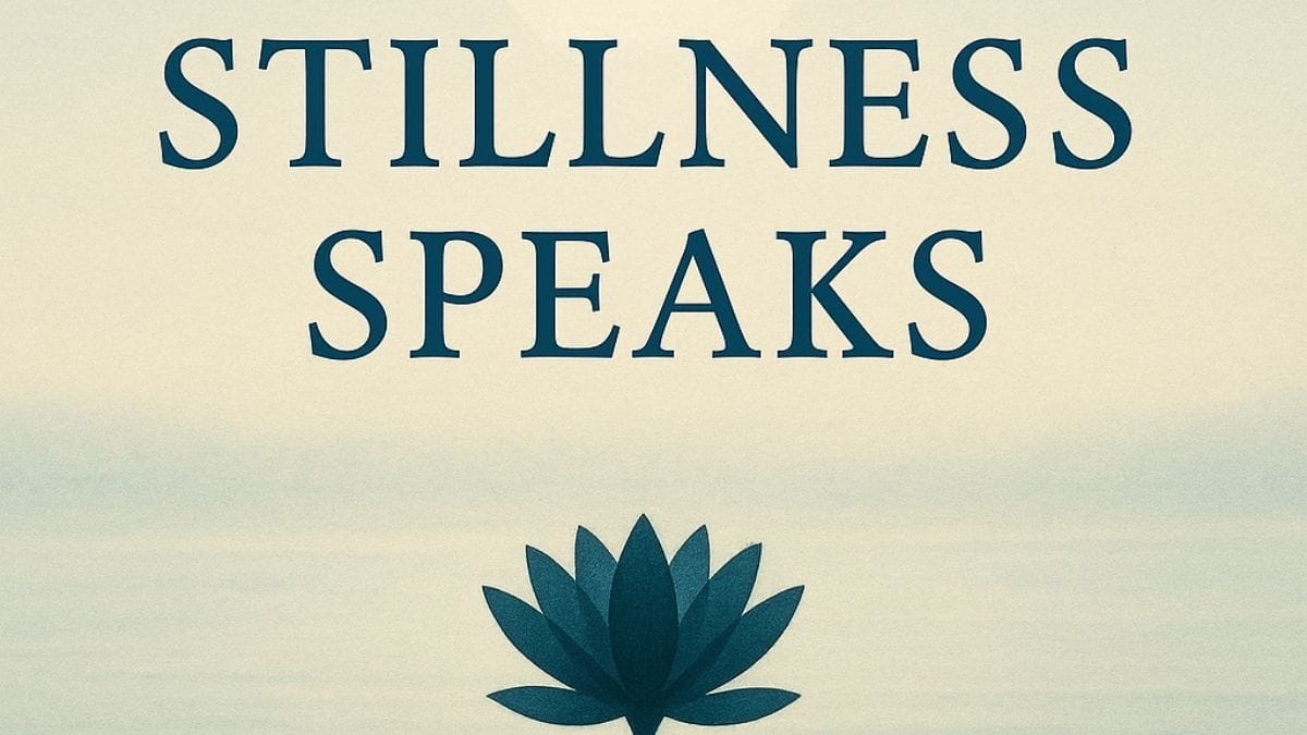 Stillness Speaks by Eckhart Tolle conceptual book cover