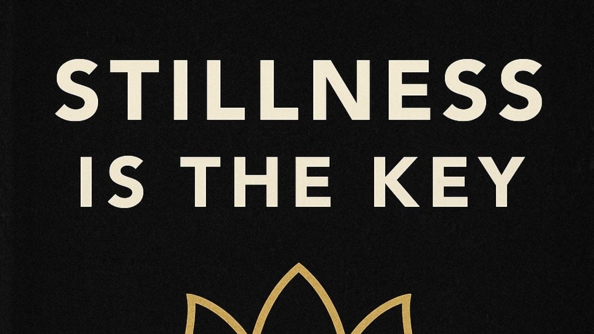 Stillness Is the Key by Ryan Holiday conceptual book cover