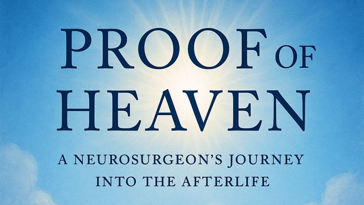 Proof of Heaven: A Neurosurgeon’s Journey into the Afterlife by Eben Alexander conceptual book cover