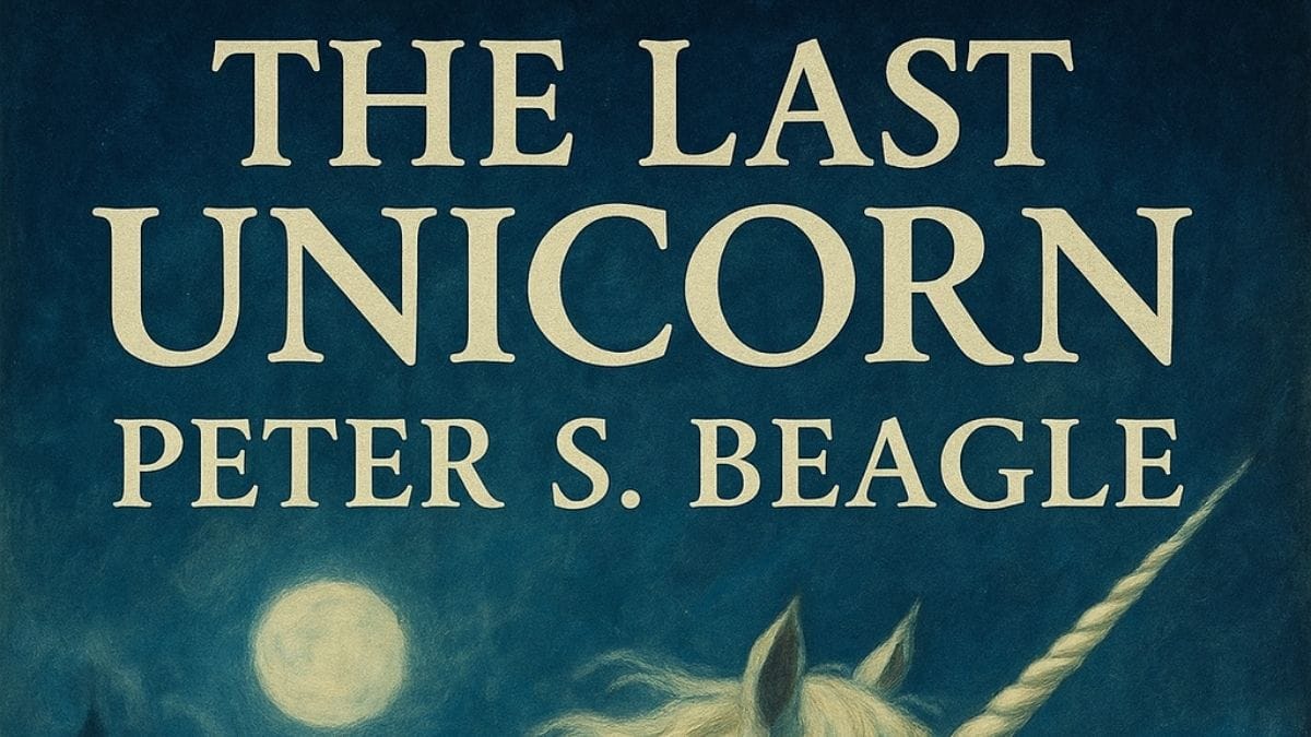 The Last Unicorn by Peter S. Beagle conceptual book cover