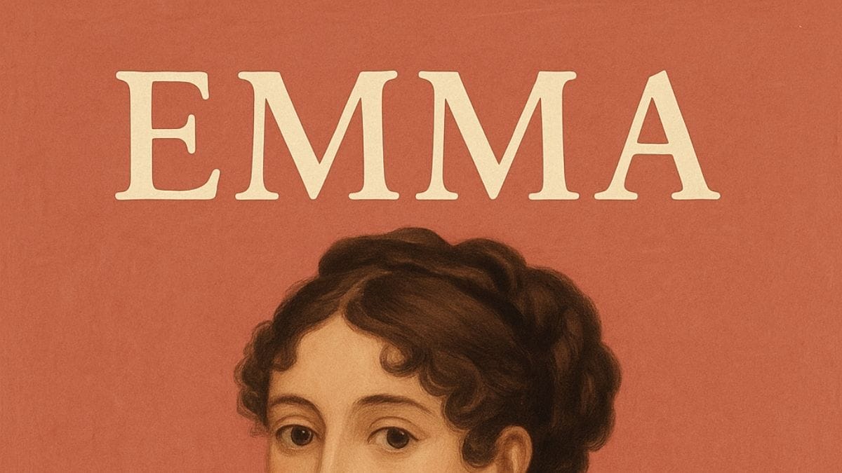 Emma by Jane Austen conceptual book cover