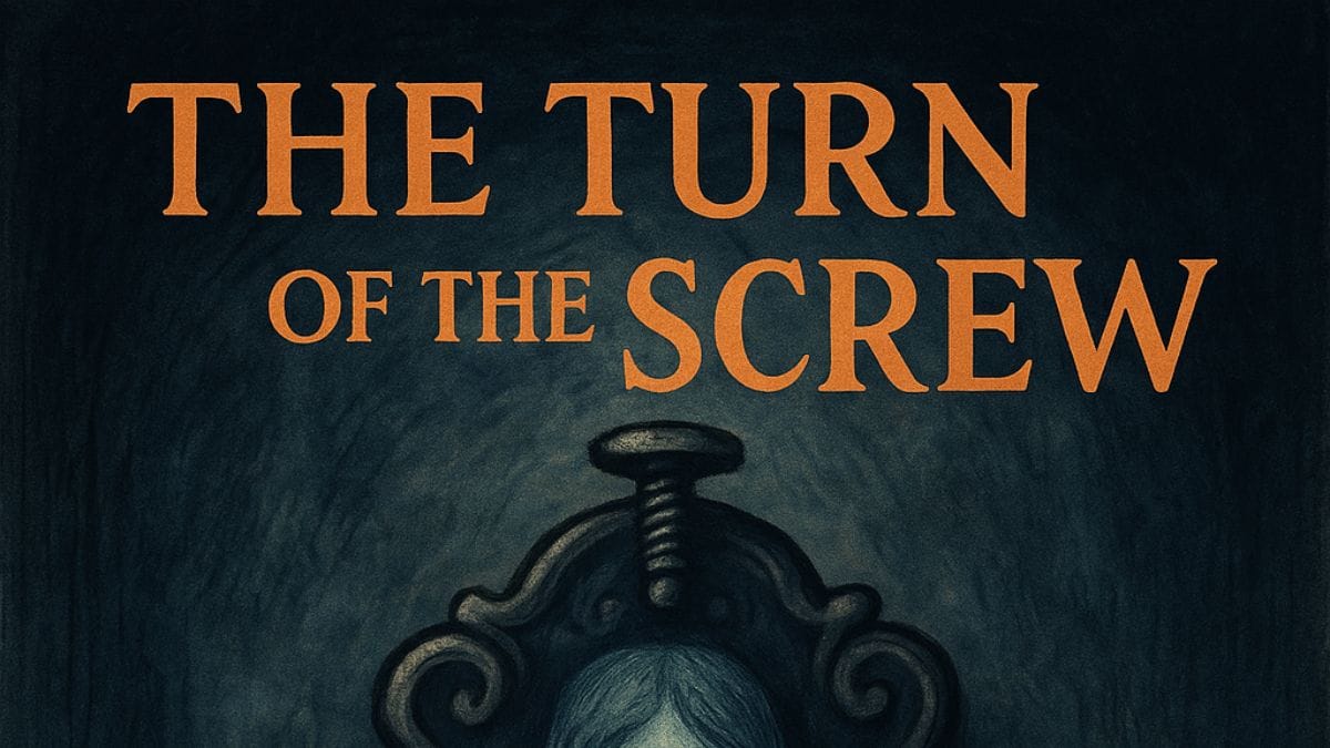 The Turn of the Screw by Henry James conceptual book cover