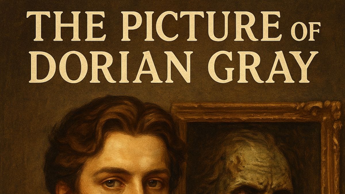 The Picture of Dorian Gray by Oscar Wilde conceptual book cover