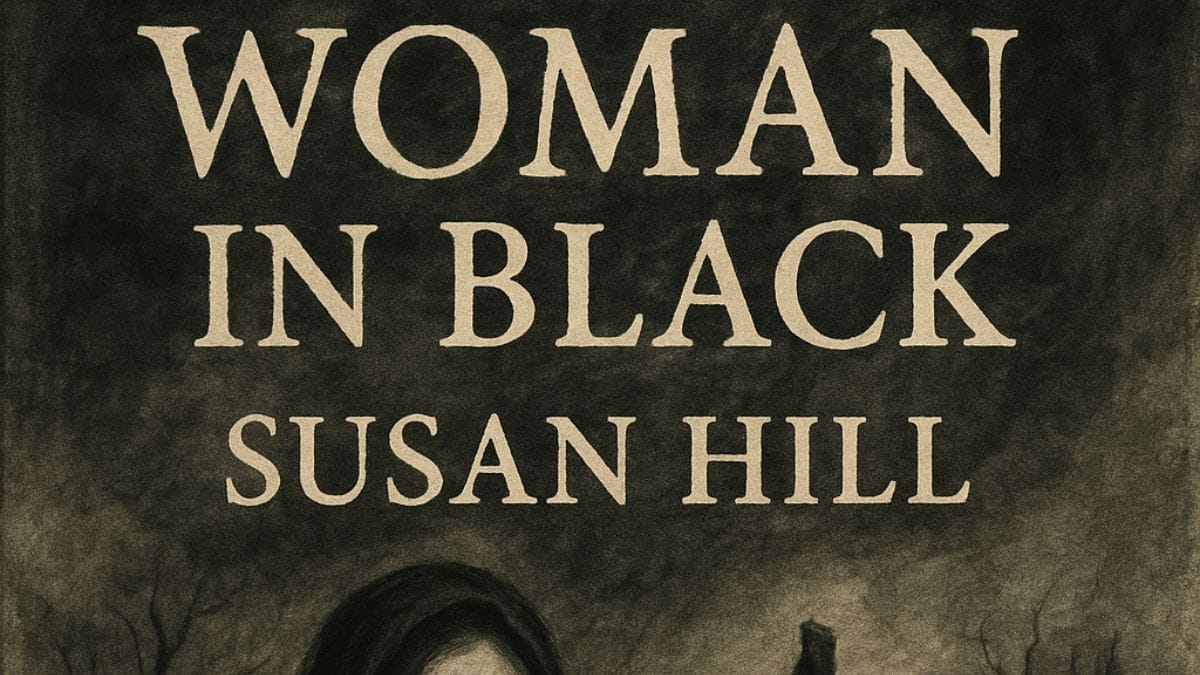 The Woman in Black by Susan Hill conceptual book cover