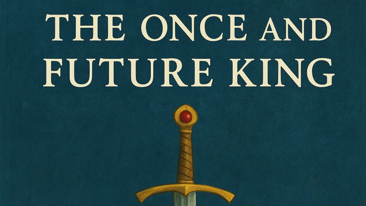 The Once and Future King by T.H. White conceptual book cover