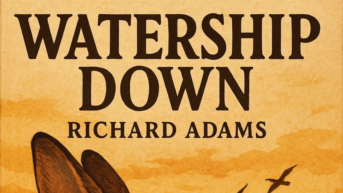 Watership Down by Richard Adams conceptual book cover
