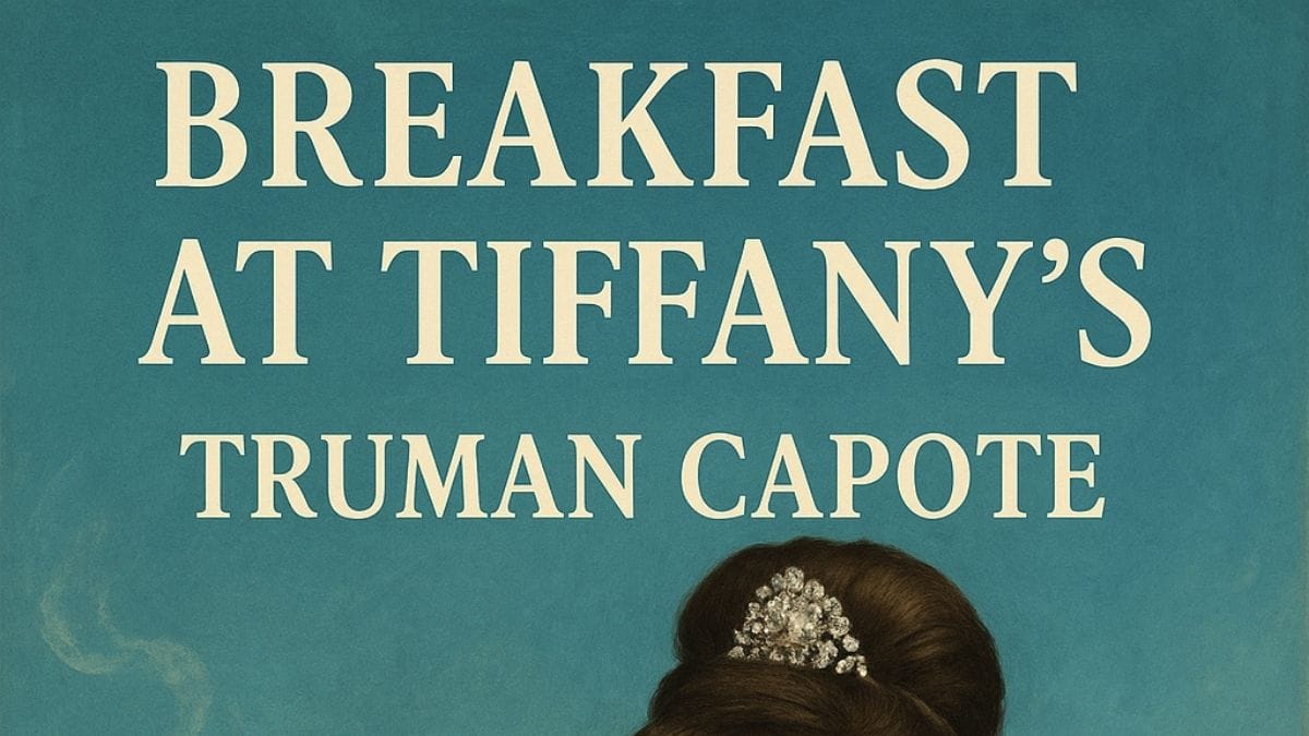 Breakfast at Tiffany’s by Truman Capote conceptual book cover
