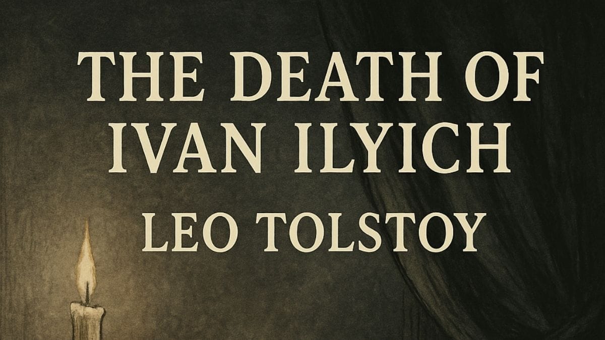 The Death of Ivan Ilyich by Leo Tolstoy conceptual book cover