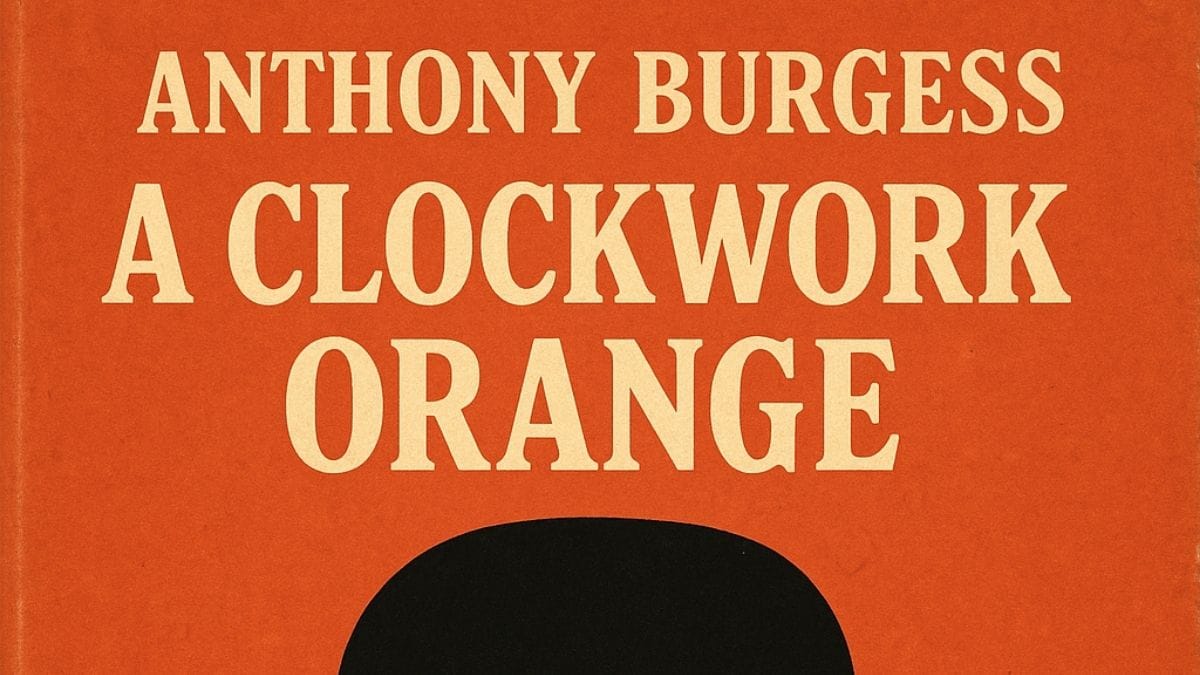 A Clockwork Orange by Anthony Burgess conceptual book cover