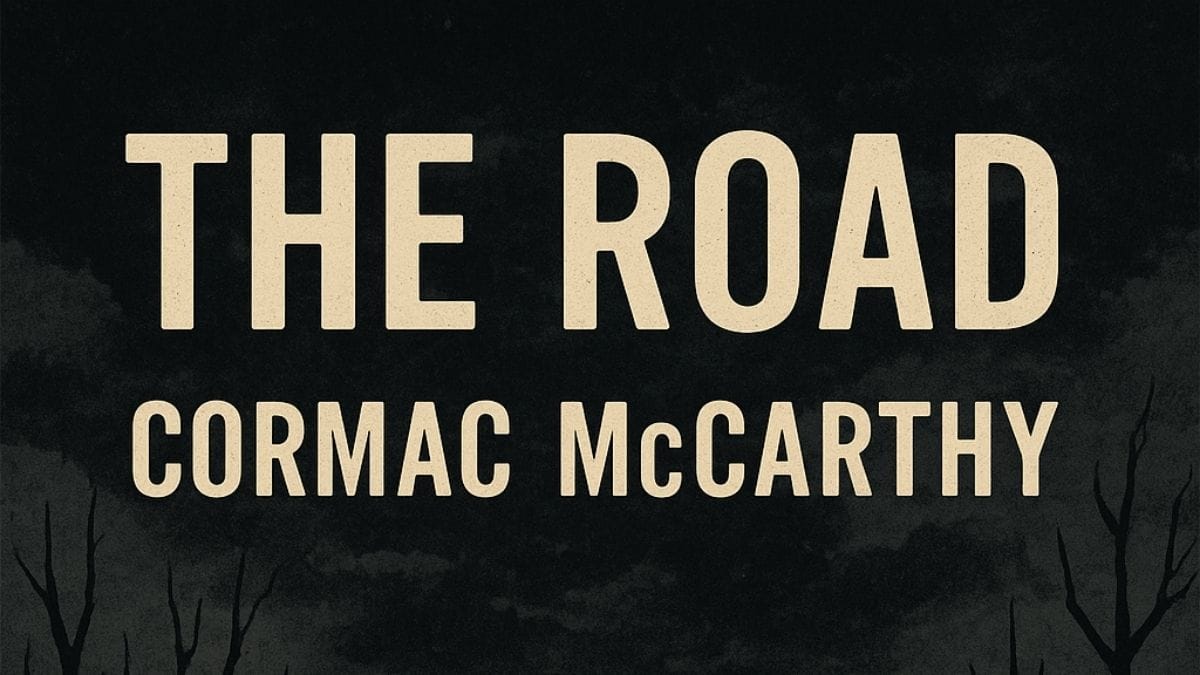 The Road by Cormac McCarthy conceptual book cover