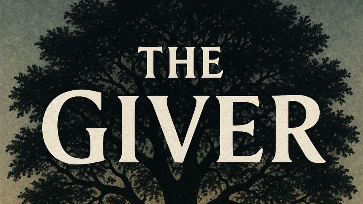 The Giver by Lois Lowry conceptual book cover