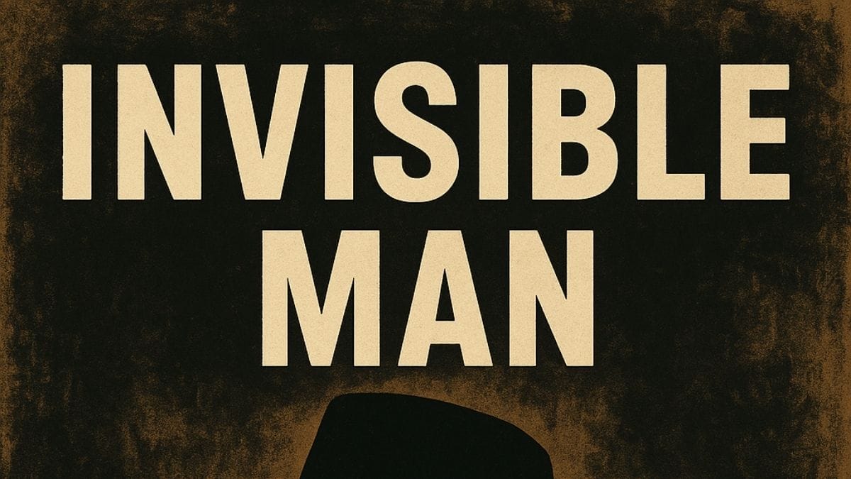 Invisible Man by Ralph Ellison conceptual book cover