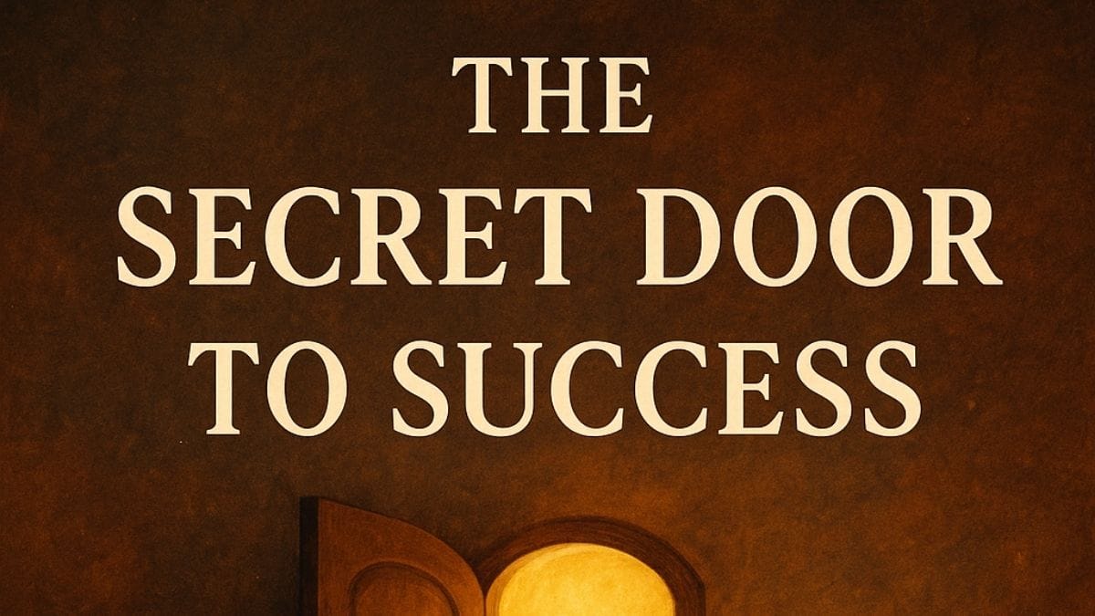 The Secret Door to Success by Florence Scovel Shinn conceptual book cover