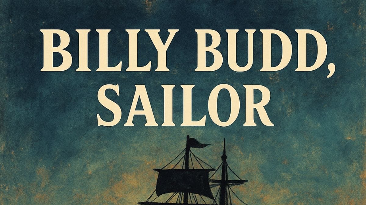 Billy Budd, Sailor by Herman Melville conceptual book cover