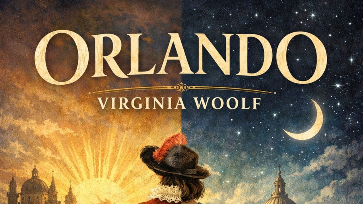 Orlando by Virginia Woolf conceptual book cover