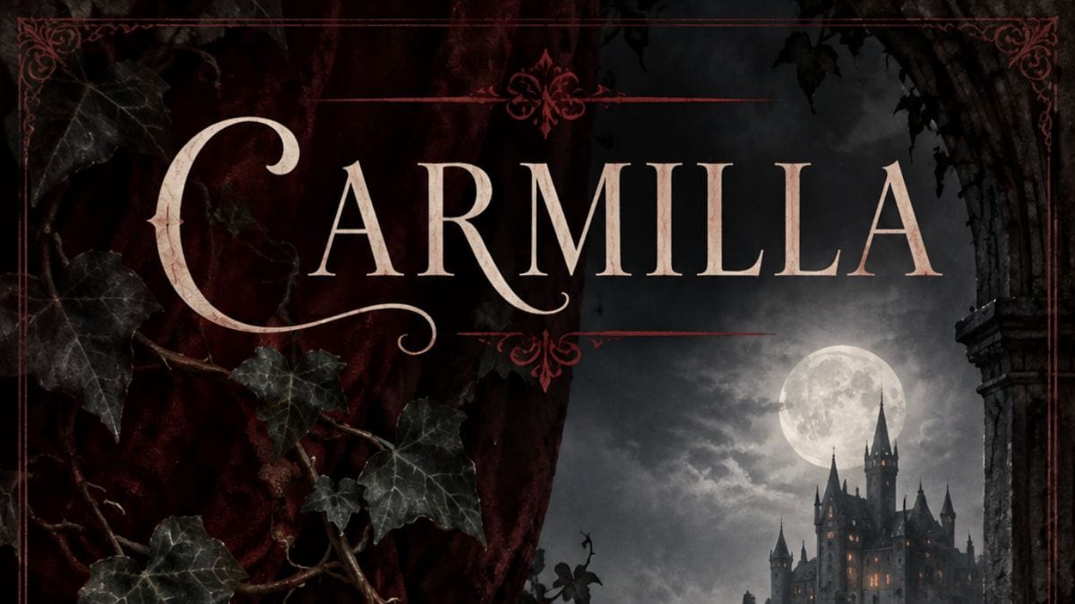 Carmilla by Sheridan Le Fanu conceptual book cover