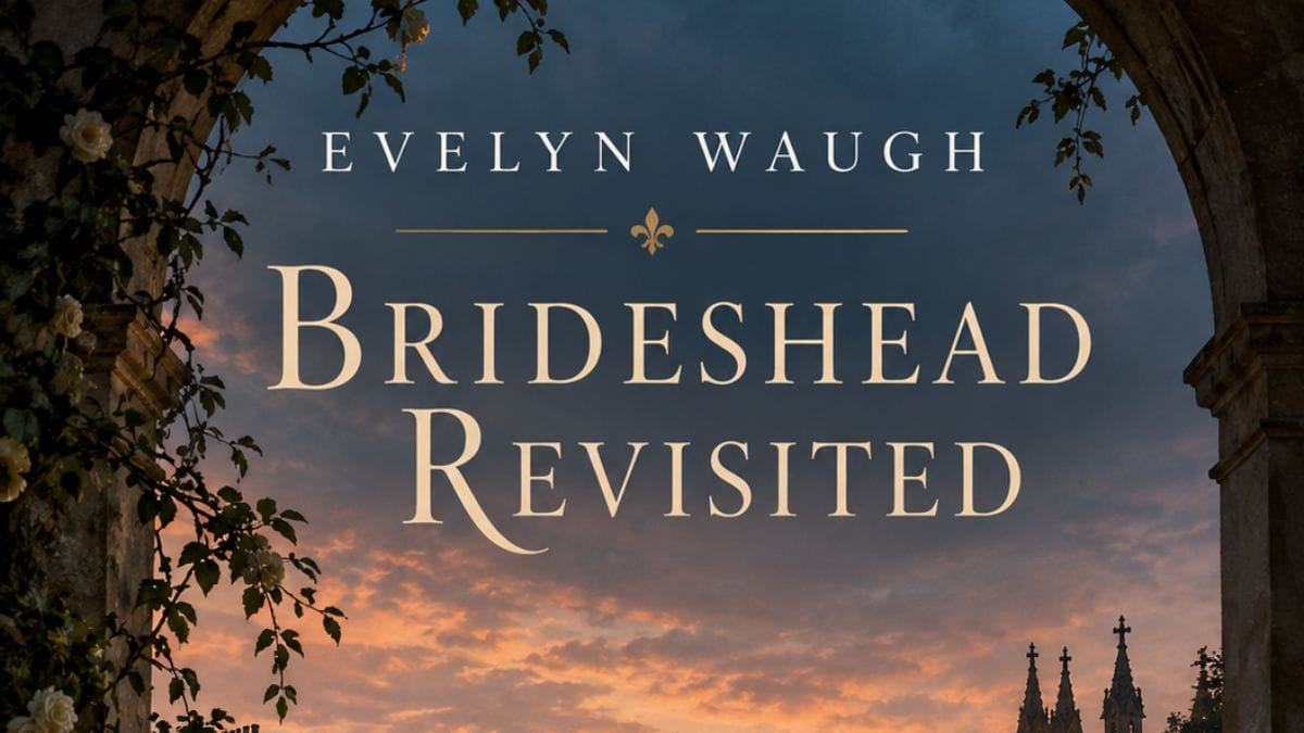 Brideshead Revisited by Evelyn Waugh conceptual book cover