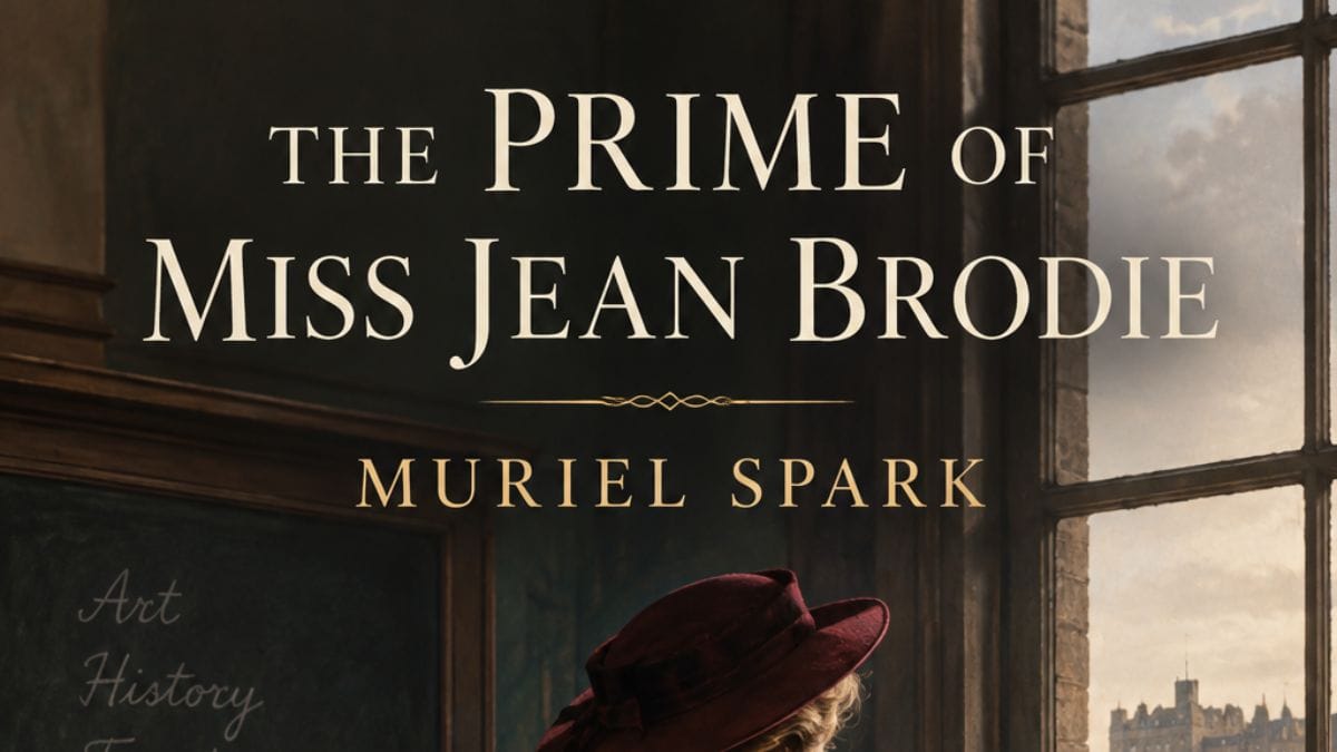 The Prime of Miss Jean Brodie by Muriel Spark conceptual book cover