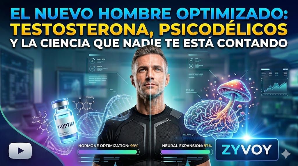El Nuevo Hombre Optimizado: Testosterona, Psicodélicos y la Ciencia que Nadie te Está Contando