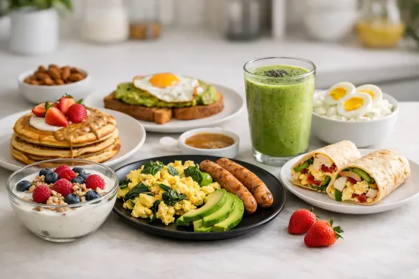 Desayuno alto en proteína rápido: 8 ideas