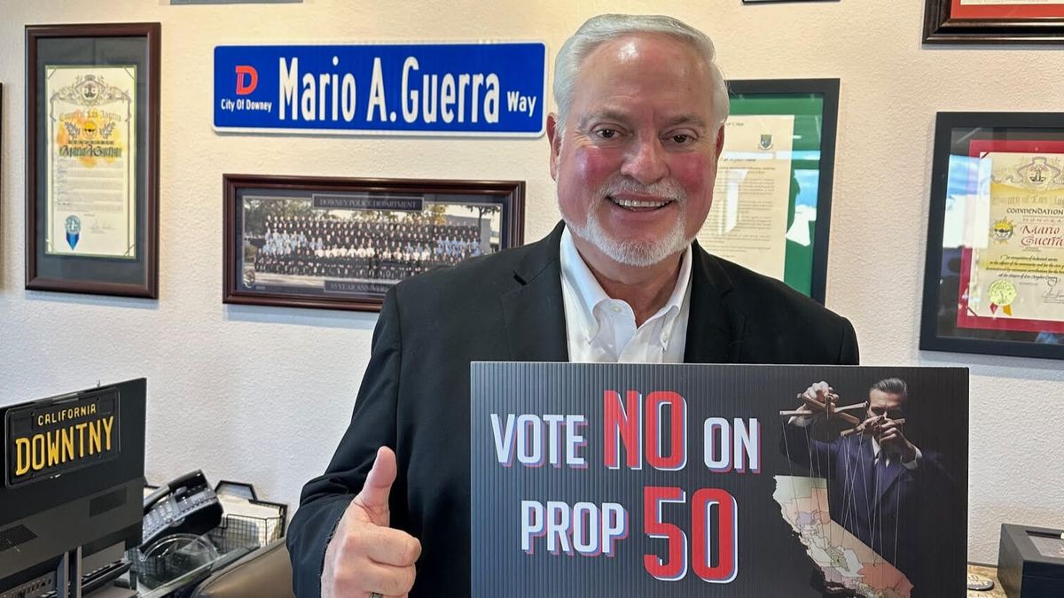 Vote No a la Proposición 50; detenga el acaparamiento de poder, proteja nuestra voz