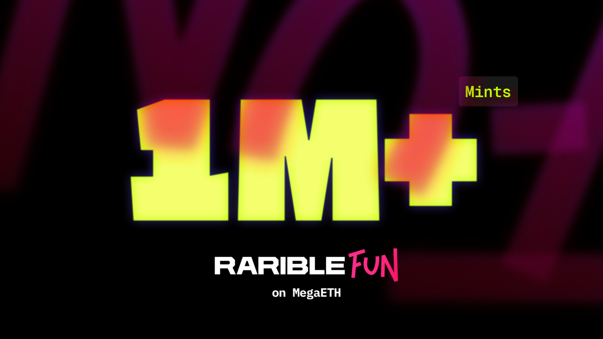 RaribleFUN Hit 1M+ Mints on MegaETH Testnet