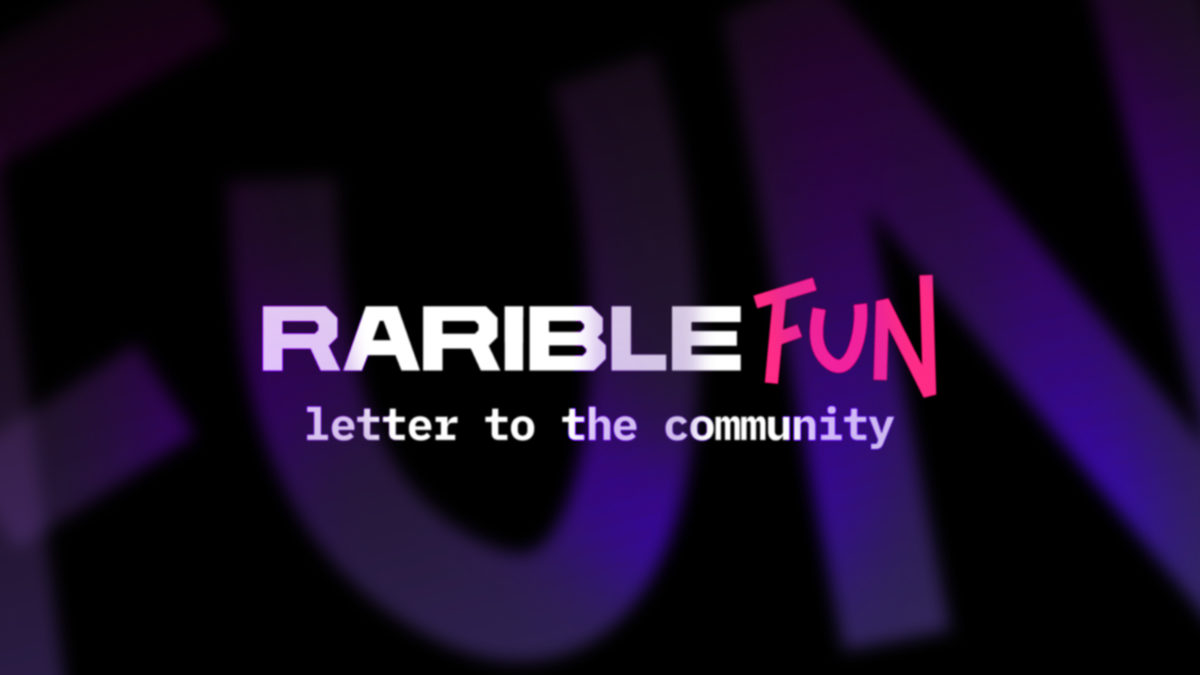 Letter to the Community