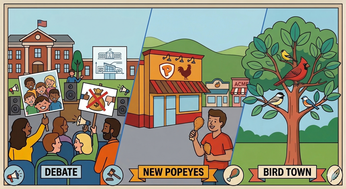 Middletown's K-1 Center Debate / New Popeyes / Bird Town