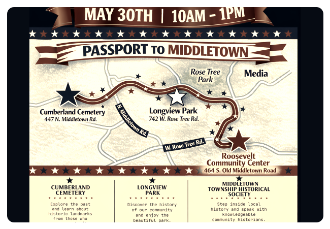 "Passport to Middletown" will take place on may 30th.
