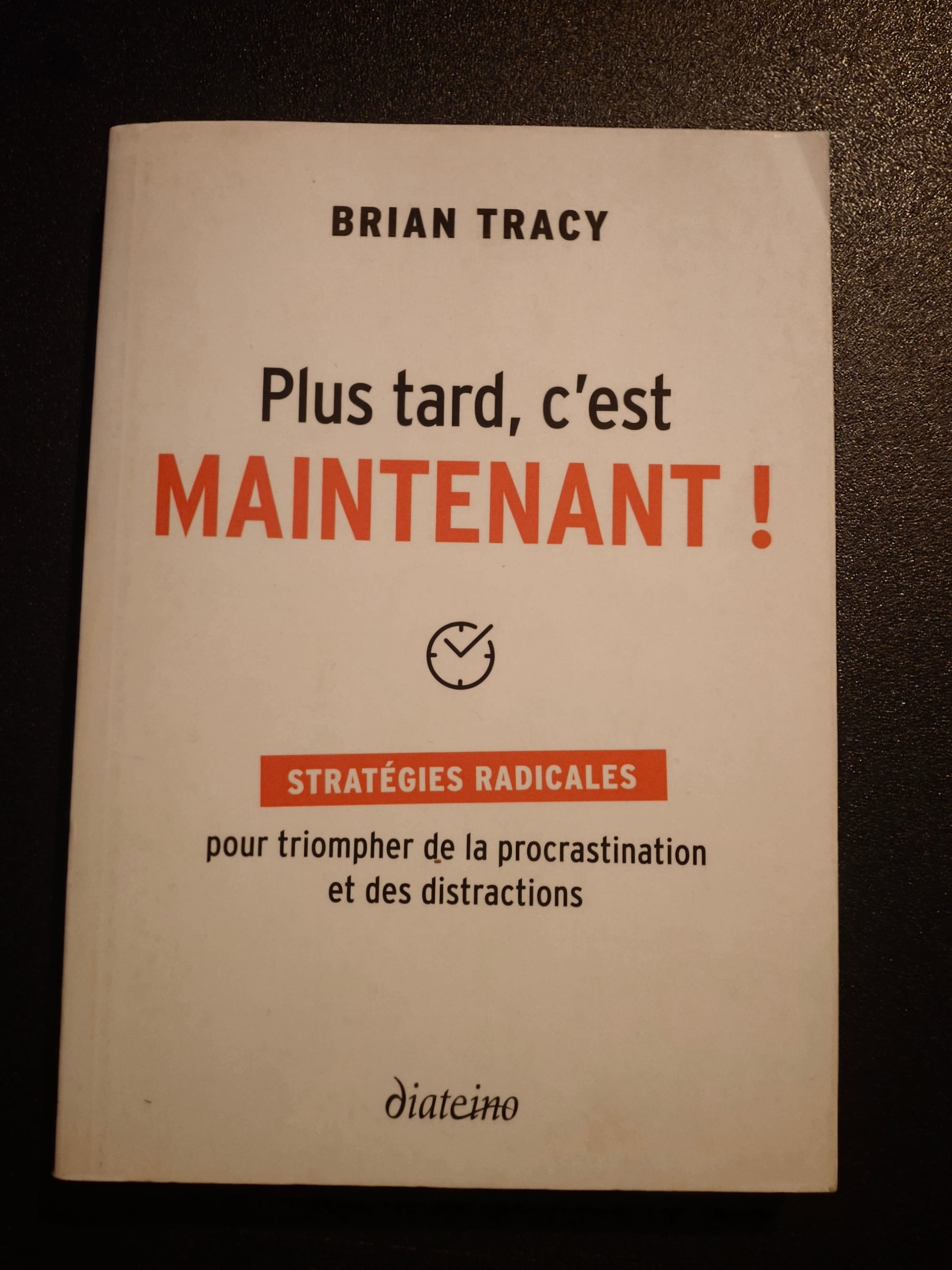 Plus tard, c'est maintenant