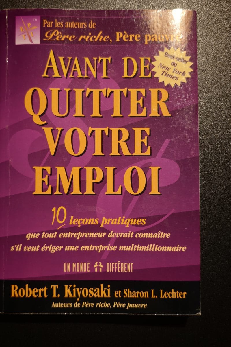 Avant de quitter votre emploi