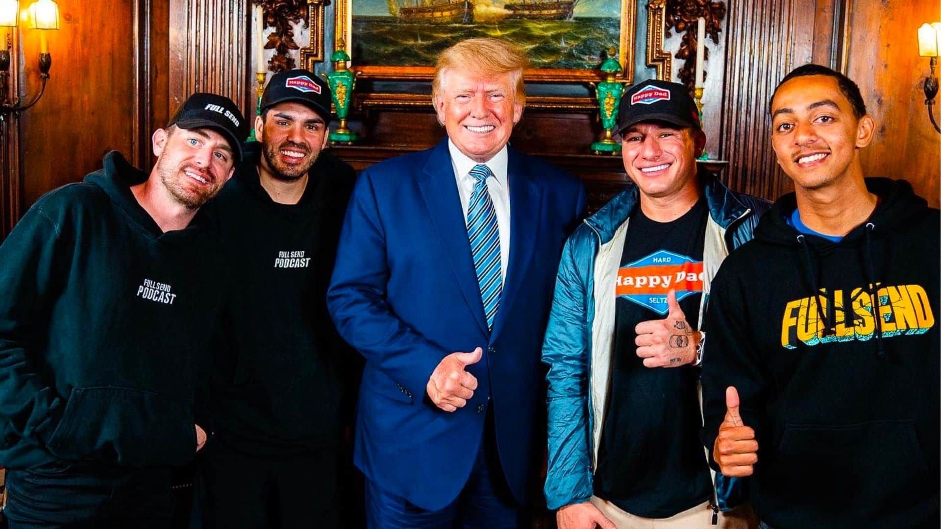 NELK Boys and DONALD TRUMP on the Full Send Podcast