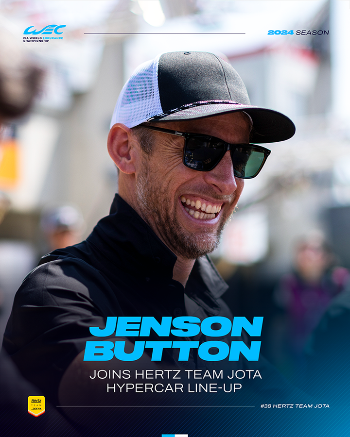 Jenson Button Joins WEC 2024 in Porsche 963 with Hertz Team Jota