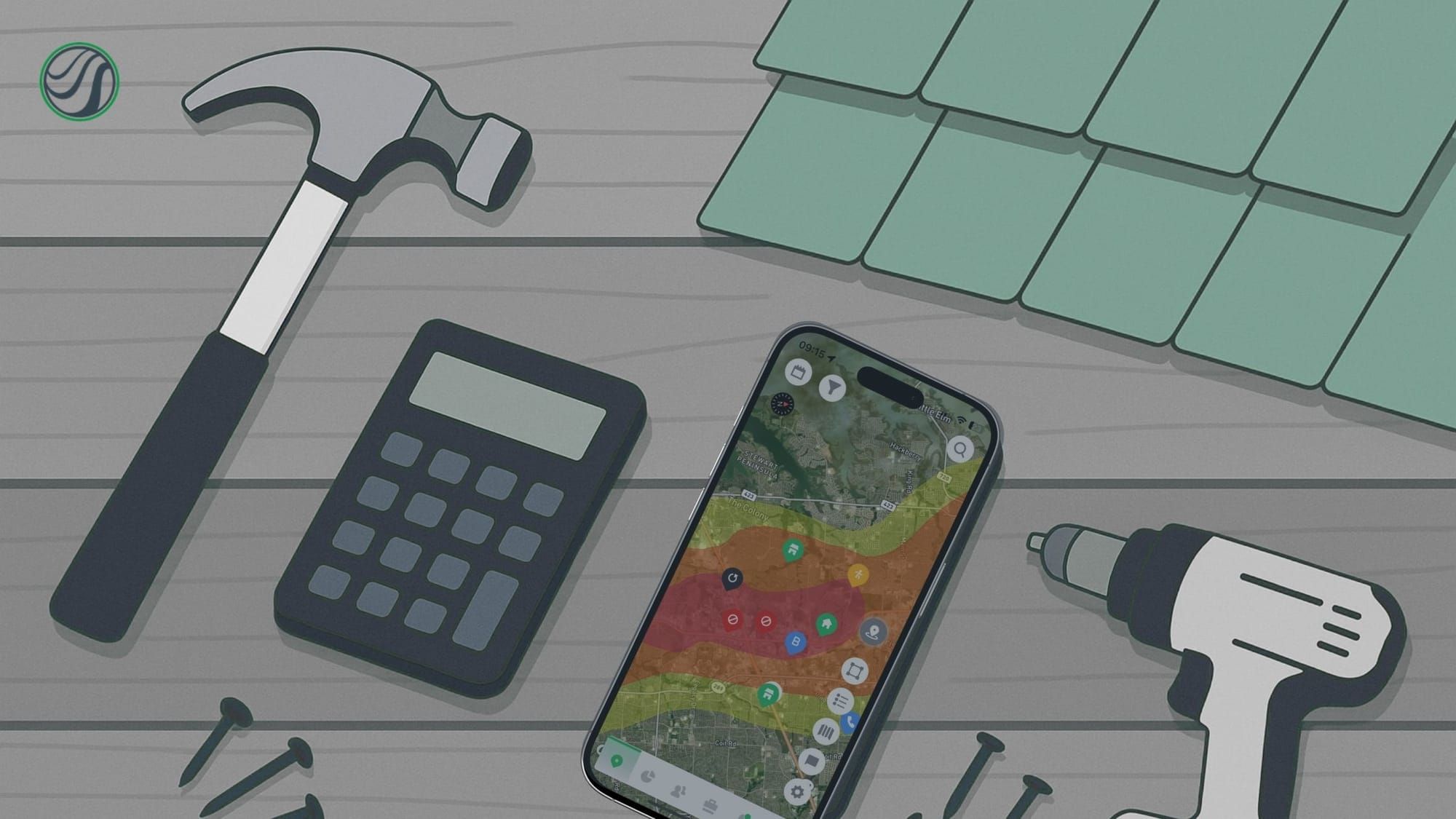 Image of app and other Digital Roofing Tools