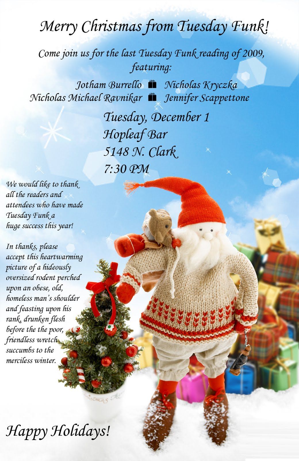 Tuesday Funk #19: December 1, 2009