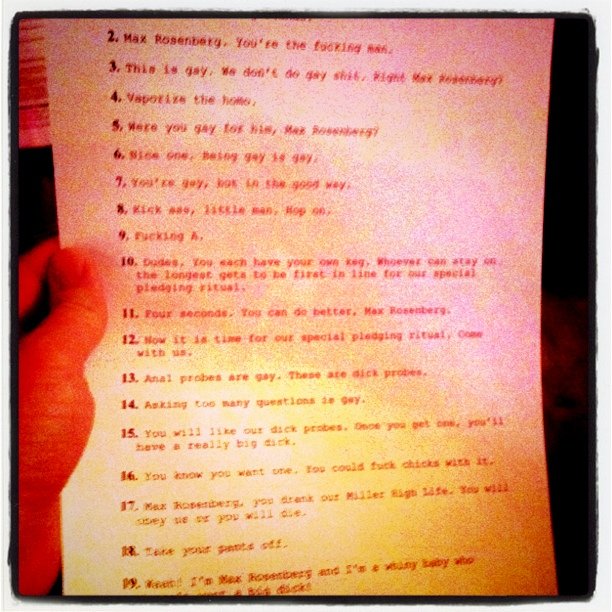 Eden's Tuesday Funk audience participation handout!