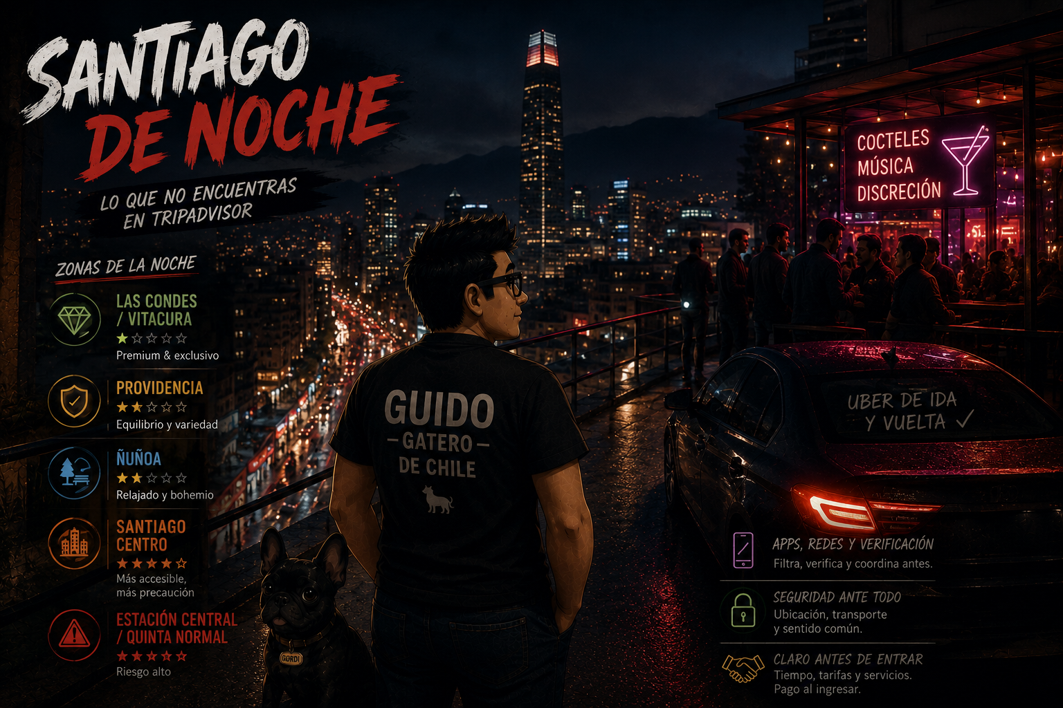 Santiago de noche: lo que no encuentras en TripAdvisor