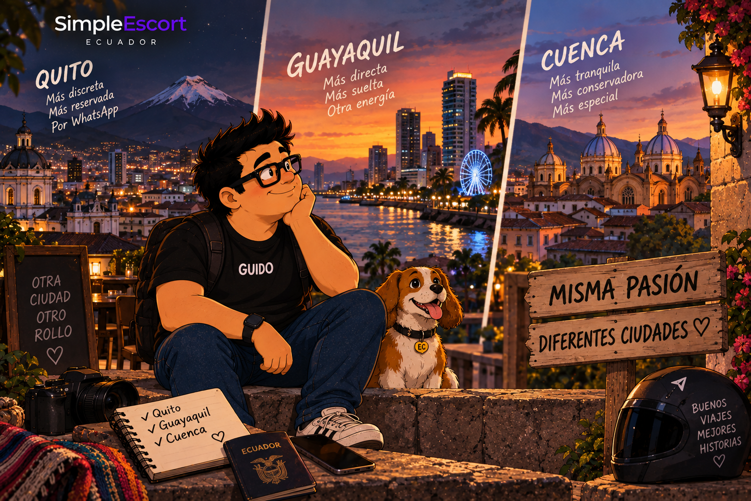 Quito no es Guayaquil y Cuenca no es ninguna de las dos: cada ciudad tiene su propio rollo