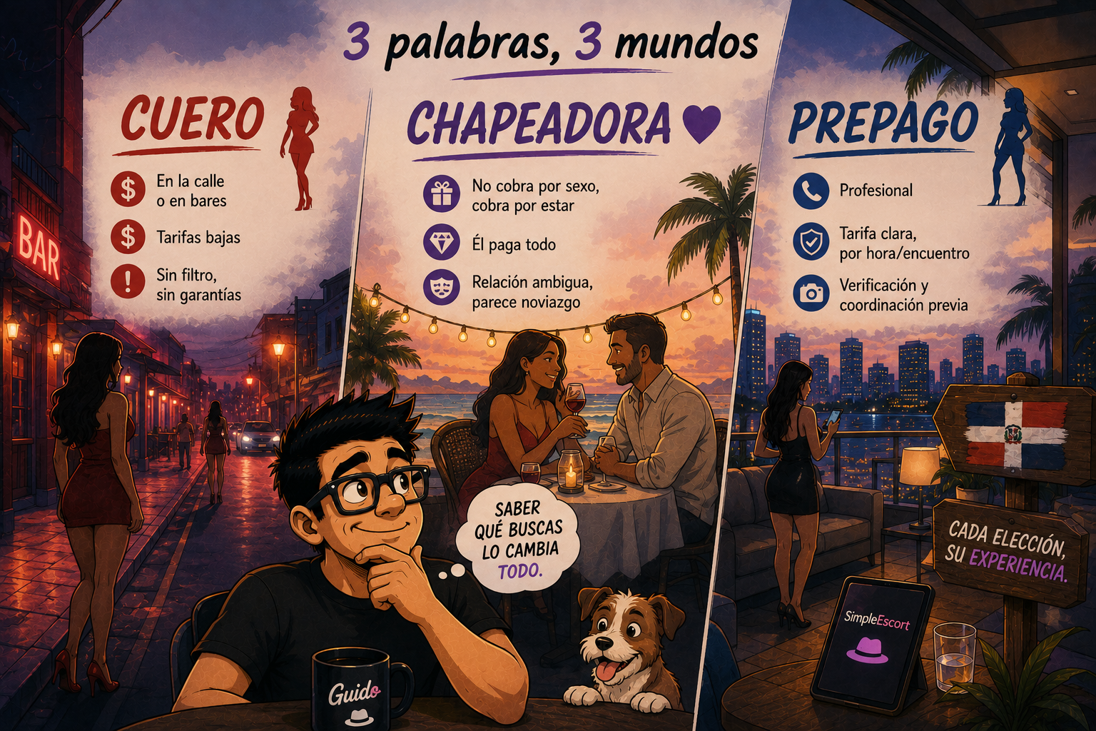 Cuero, chapeadora o prepago: tres palabras que significan cosas muy diferentes en Dominicana