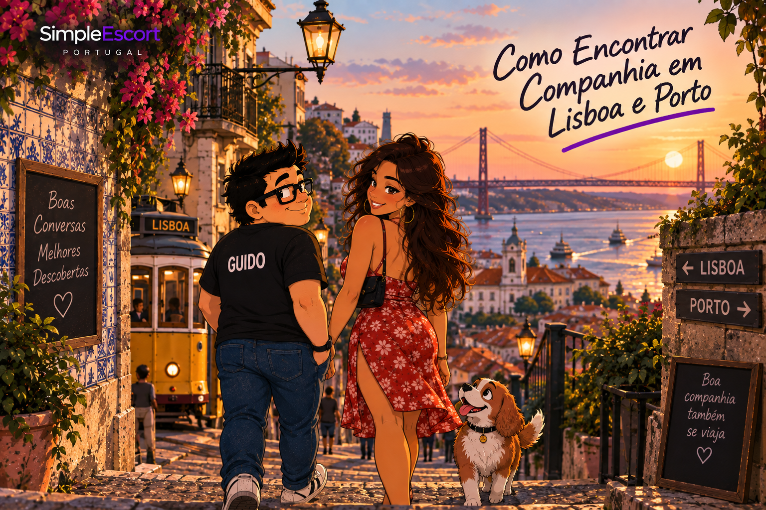 Como Encontrar Companhia em Lisboa e Porto, Com Cuidado