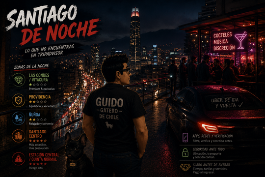 Santiago de noche: lo que no encuentras en TripAdvisor