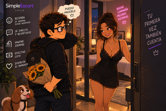 Primera vez con una escort: Cómo ir a la cita sin cara de novato y disfrutar el momento