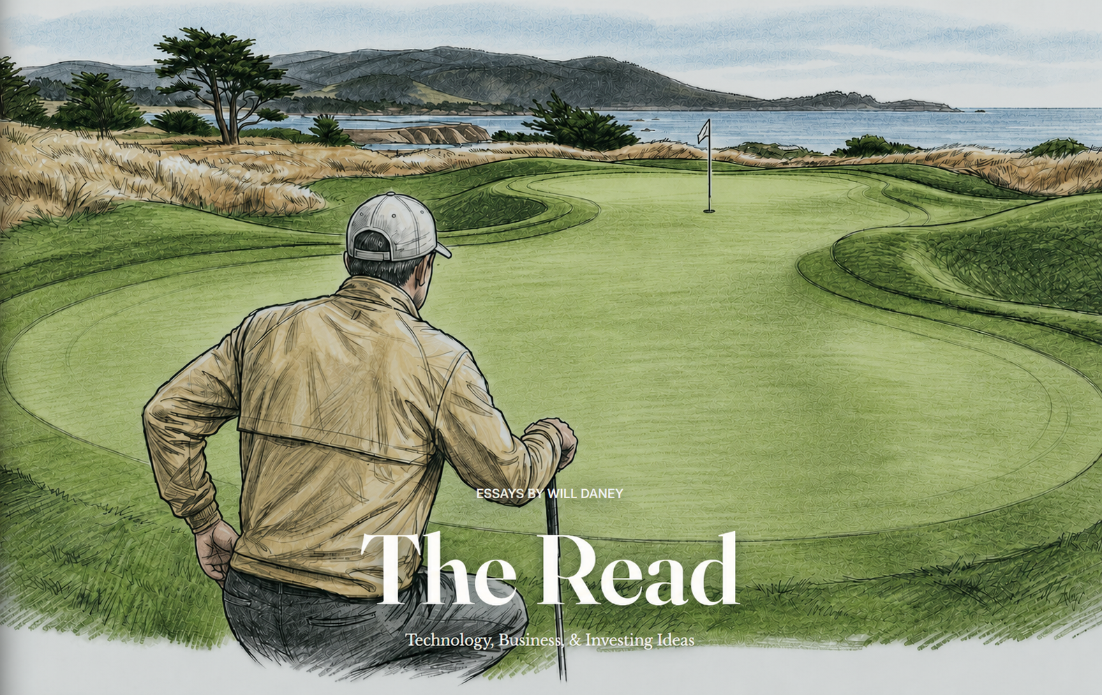 The Read coastal golf illustration