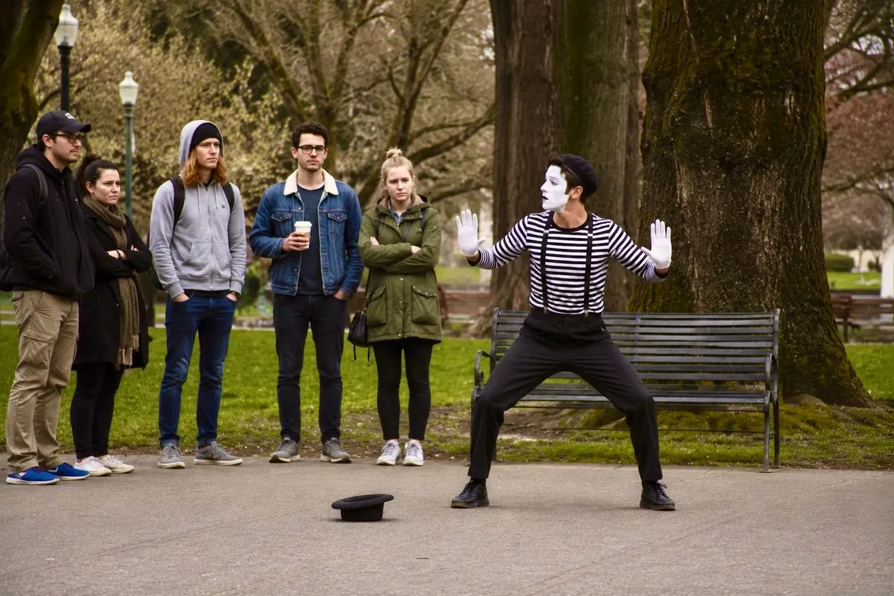 Mime’s Entire Act Performative